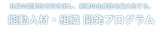 能動人材・組織 開発プログラム ENAGEED for Biz｜株式会社エナジード