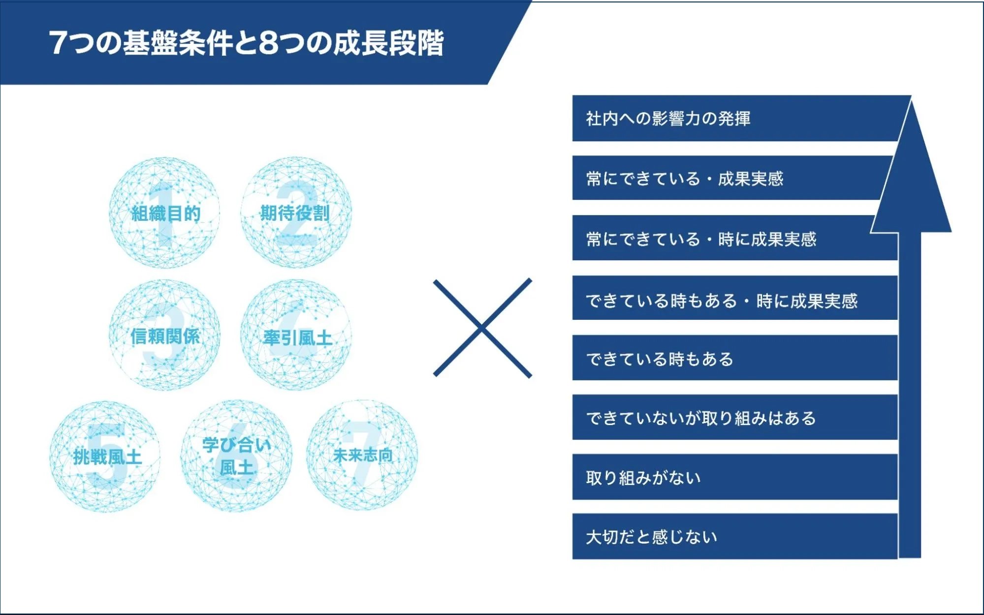 ７つの基盤条件と８つの成長段階