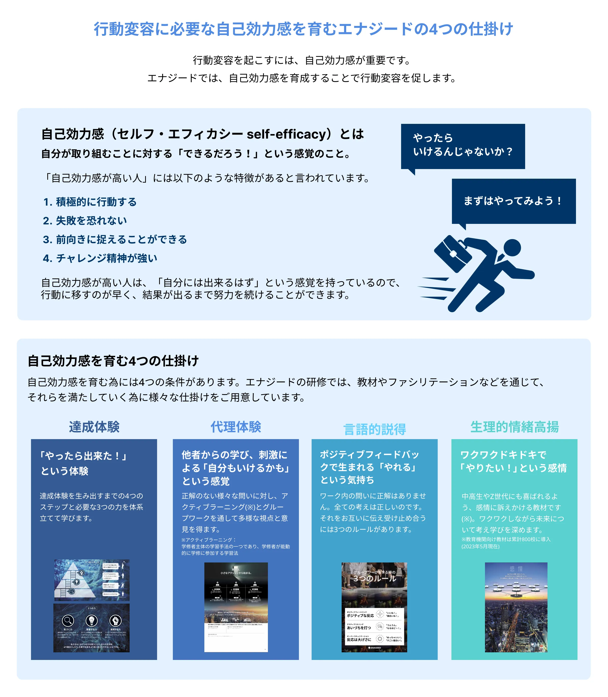 行動変容を大切にするエナジードの仕掛け2